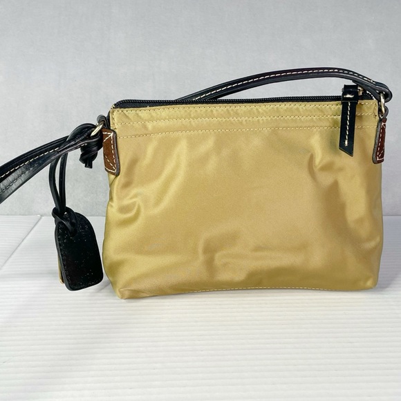 Dooney & Bourke Vintage Small Beige Nylon Leather Crossbody Purse Handbag 1975 - Picture 7 of 16